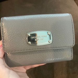 Michael Kors grey Keychain Wallet